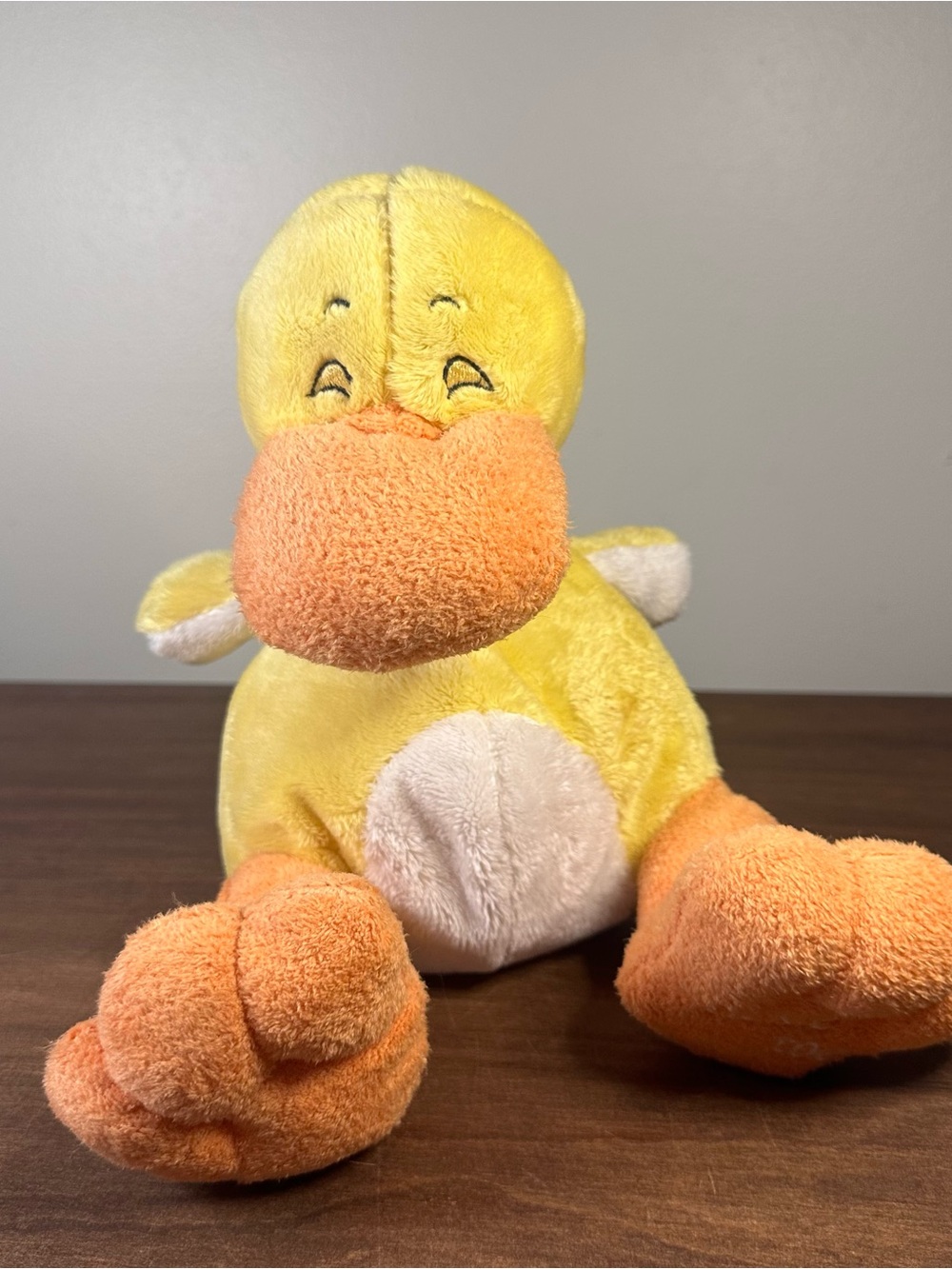 Nuby Luv N Care Tickle Toes Plush Duck Working Sounds Laughing Vintage